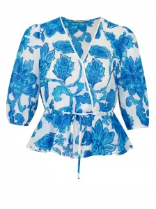 Blue Women's Patterned Blouse ORSAY - Women's