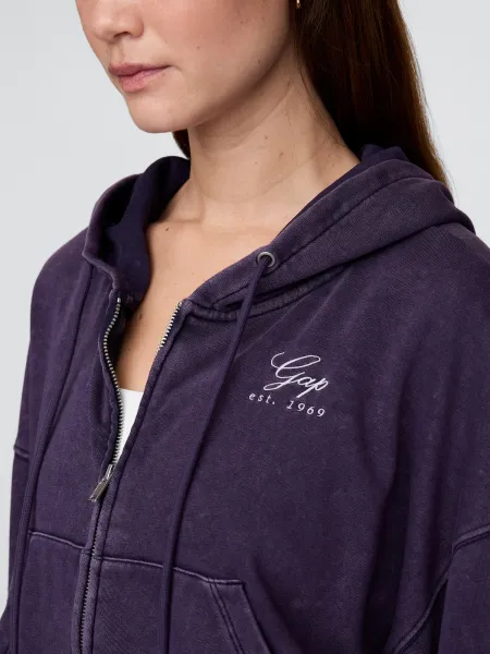GAP Oversize sweatshirt with VintageSoft Americana logo - Women's