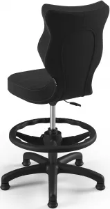 ENTELO Detská stolička Petit Black 3 HC+F s oporným kruhom, čierna Velvet 17