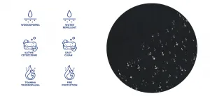 ENTELO Detská stolička DUO Black 5, čierna Velvet 17