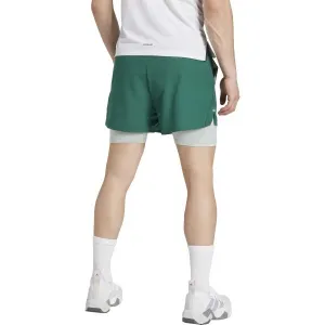 adidas GYM+ 2IN1 SHORT Pánske športové kraťasy, zelená, veľkosť