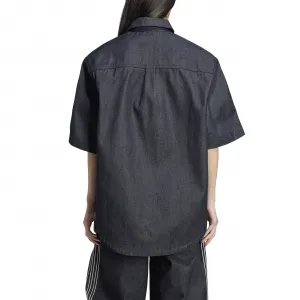 adidas Denim Short Sleeve Shirt W "Indigo Denim" (JJ3146)