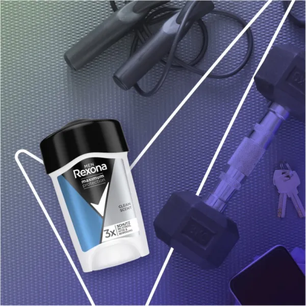 Rexona Men Maximum Protection Clean Scent krémový antiperspirant proti nadmernému poteniu 45 ml