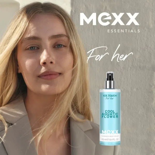 Mexx Ice Touch Cool Aquatic Flower New osviežujúci telový sprej pre ženy 250 ml