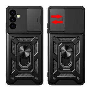 MG Hybrid Armor Camshield kryt na Samsung Galaxy M34, čierny