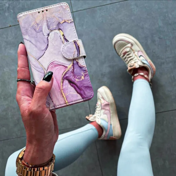 Tech-Protect Wallet knižkové puzdro na Samsung Galaxy A25 5G, marble