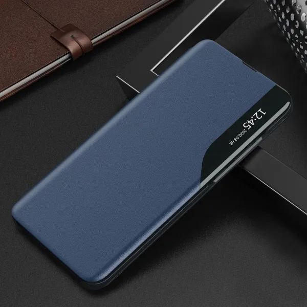 MG Eco Leather View knižkové puzdro na Samsung Galaxy A36, modré