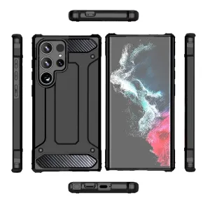 MG Hybrid Armor kryt na Samsung Galaxy S25 Ultra, čierny