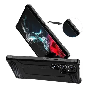 MG Hybrid Armor kryt na Samsung Galaxy S25 Ultra, čierny