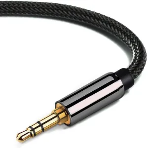 MG Angled audio kábel 3.5mm mini jack M/M 2m, čierny