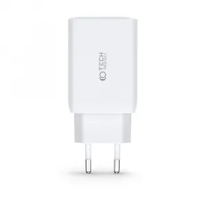 Tech-Protect Multi Port sieťová nabíjačka USB / 2x USB-C QC 65W, čierna