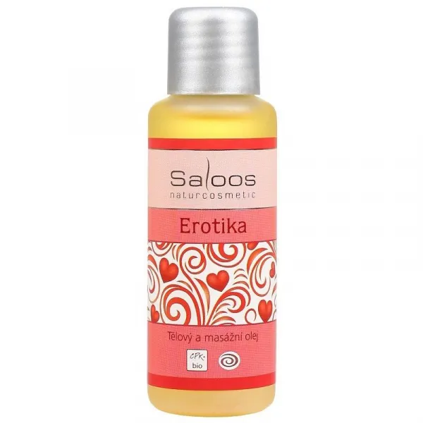 Telový a pleťový masážny olej Erotika SALOOS Naturcosmetics 50ml