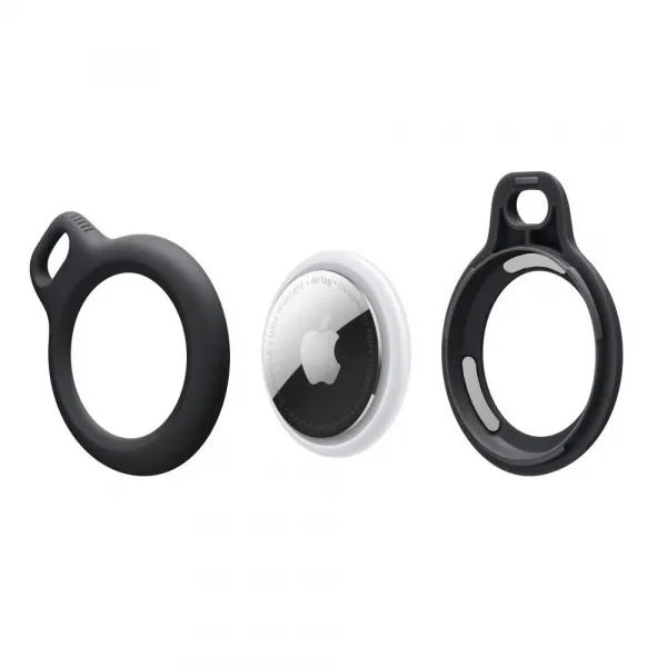 Tech-Protect Rough Chain kryt na Apple AirTag, čierny