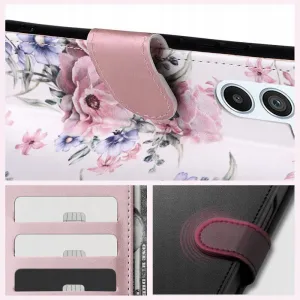 Tech-Protect Wallet knižkové puzdro na Xiaomi Redmi 14C / Poco C75, blossom flower