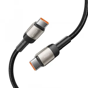 Tech-Protect Ultraboost Evo kábel USB-C / USB-C PD 100W 5A 2m, titanium
