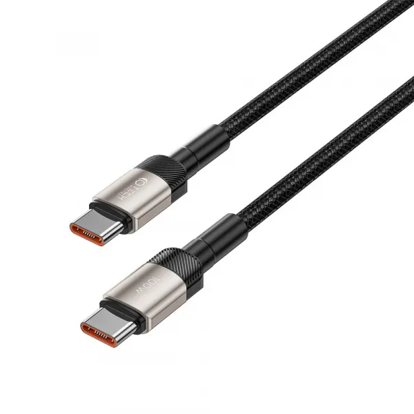 Tech-Protect Ultraboost Evo kábel USB-C / USB-C PD 100W 5A 2m, titanium