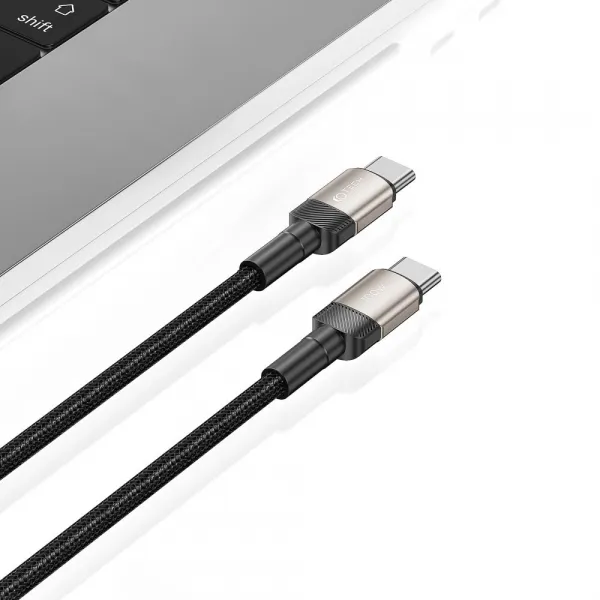 Tech-Protect Ultraboost Evo kábel USB-C / USB-C PD 100W 5A 2m, titanium