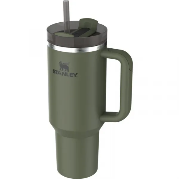 Stanley Quencher H2.O FlowState™ Tumbler tumbler z nehrdzavejúcej ocele s rúrkou Dried Pine 1180 ml