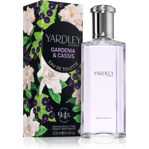 Yardley Gardenia & Cassis toaletná voda pre ženy 125 ml
