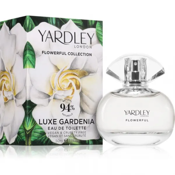 Yardley Flowerful Luxe Gardenia toaletná voda pre ženy 50 ml