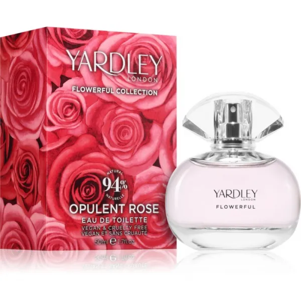 Yardley Flowerful Opulent Rose toaletná voda pre ženy 50 ml