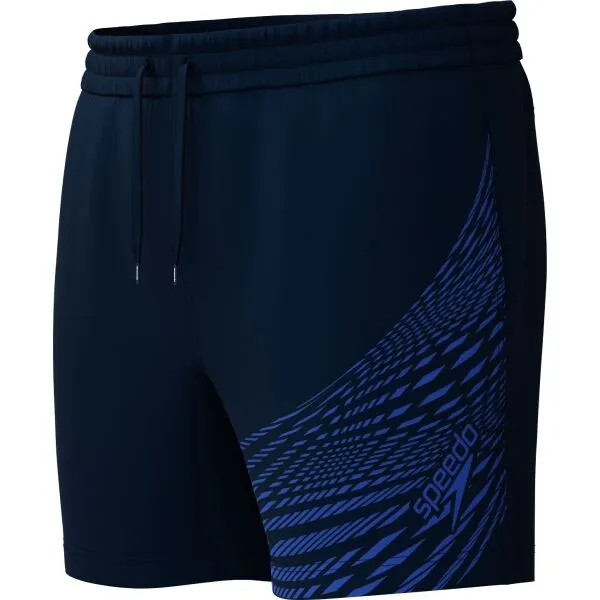 Speedo medley logo 16 watershort navy/blue s - uk32
