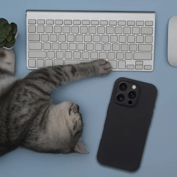 Obal Silicone MagSafe, iPhone 17 Pro Max, čierny