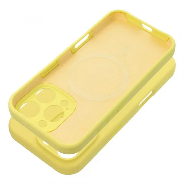 Obal Silicone MagSafe, iPhone 17, žltý