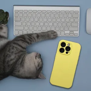 Obal Silicone MagSafe, iPhone 17, žltý
