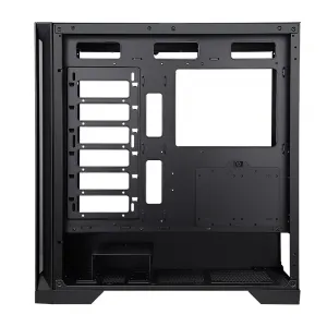 EVOLVEO Ptero Q2G, skříň ATX, 4x ARGB ventilátor, čelní+boční panel sklo, černá