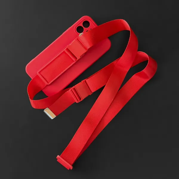 MG Rope silikónový kryt na Xiaomi, Redmi 10, červený