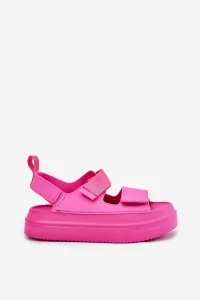 Boto Dámske Sandále Na Platforme S Pásikmi Fuksia Nitepira