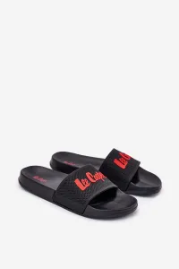 Lee Cooper SLIDE Pánske šľapky, čierna, veľkosť