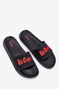 Lee Cooper SLIDE Pánske šľapky, čierna, veľkosť