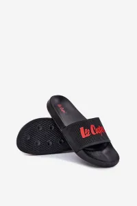 Lee Cooper SLIDE Pánske šľapky, čierna, veľkosť
