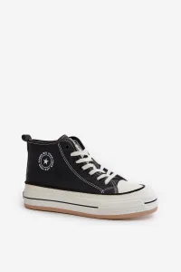 BIG STAR SHOES Zateplené Dámske Tenisky Na Platforme Eko Koža Big Star