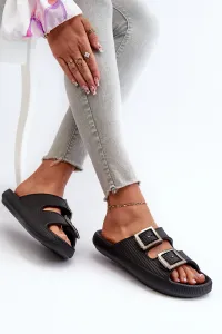 Dámske gumové flip -flops Zaxy JJ285058 čierna