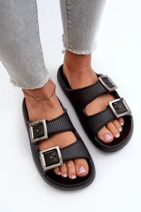 Dámske gumové flip -flops Zaxy JJ285058 čierna