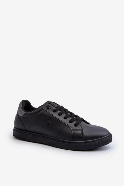 BIG STAR SHOES Nízke pánske tenisky z ekologickej kože Big Star
