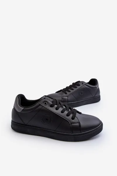 BIG STAR SHOES Nízke pánske tenisky z ekologickej kože Big Star