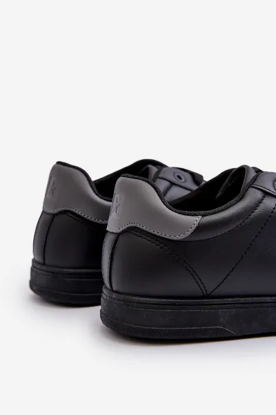 BIG STAR SHOES Nízke pánske tenisky z ekologickej kože Big Star