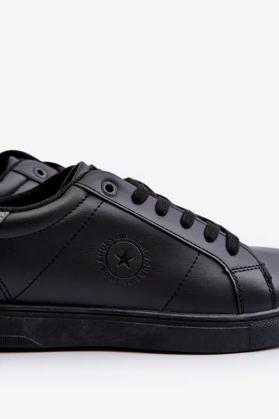 BIG STAR SHOES Nízke pánske tenisky z ekologickej kože Big Star