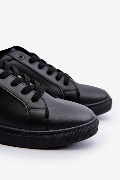 BIG STAR SHOES Nízke pánske tenisky z ekologickej kože Big Star