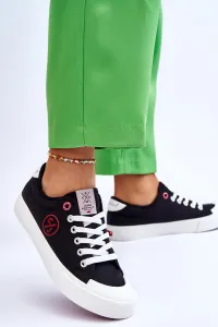 Cross Jeans Dámske materiálne tenisky krížové džínsy