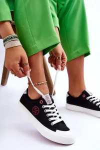 Cross Jeans Dámske materiálne tenisky krížové džínsy