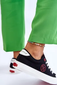 Cross Jeans Dámske materiálne tenisky krížové džínsy