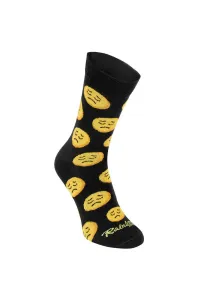 ZOOKSY/RAINBOW SOCKS Ponožky dúhové ponožky emotikony vtipné smútok kopce