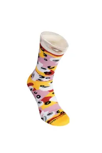 ZOOKSY/RAINBOW SOCKS Dúhové ponožky pizza ponožky 4 páry Capricciosa