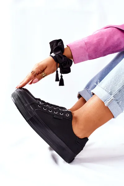 BIG STAR SHOES Dámske tenisky na platforme Big Star