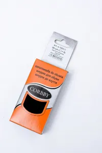 Čierne okrúhle šnúrky Corbby